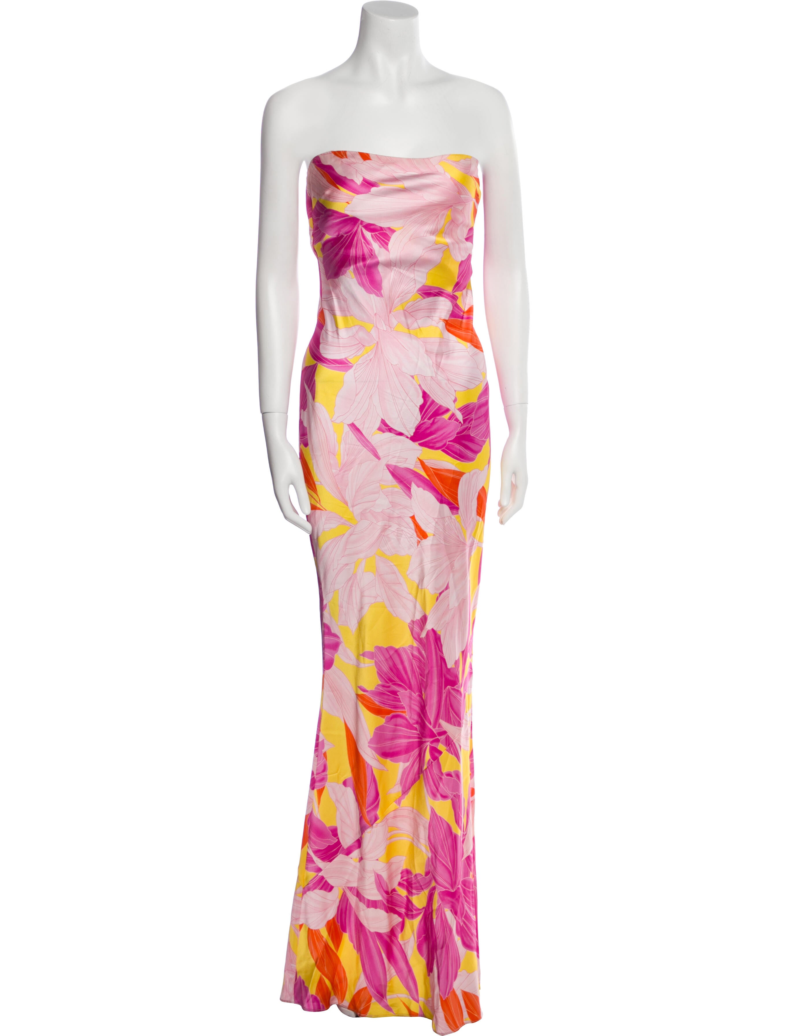 Retrofête Silk Long Dress