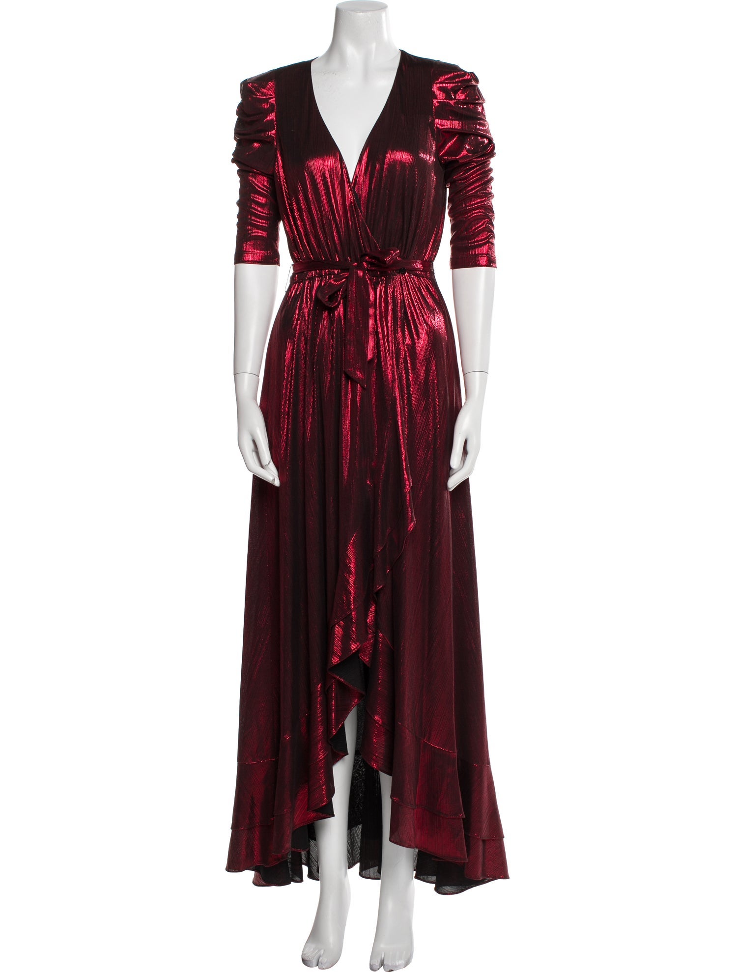 Retrofête V-Neck Long Dress