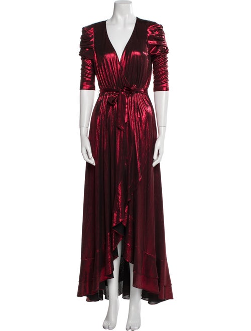 Retrofête V-Neck Long Dress