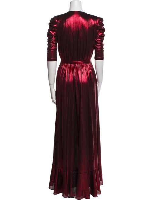 Retrofête V-Neck Long Dress