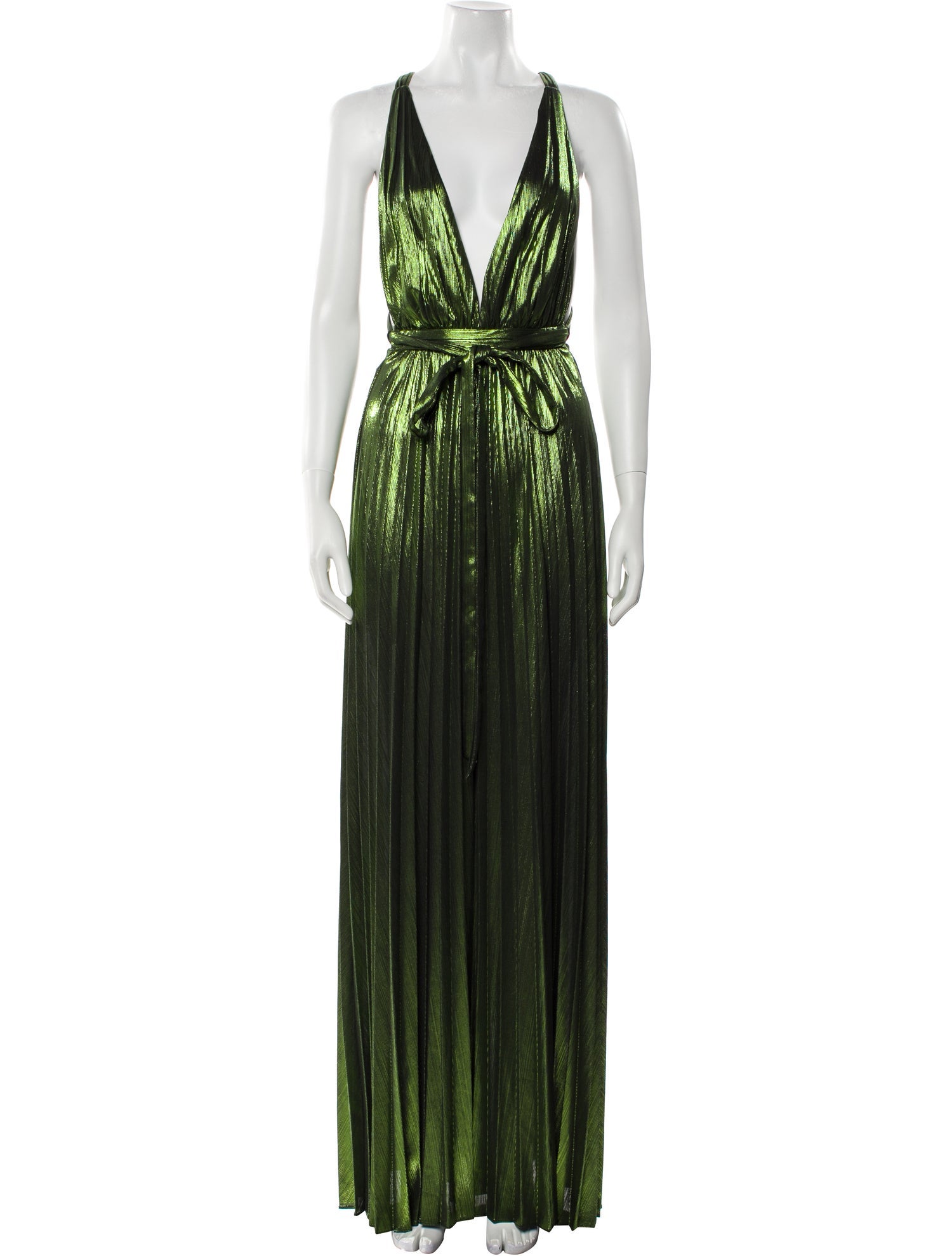 Retrofête Plunge Neckline Jumpsuit