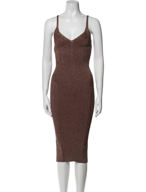 Retrofête Printed Midi Length Dress