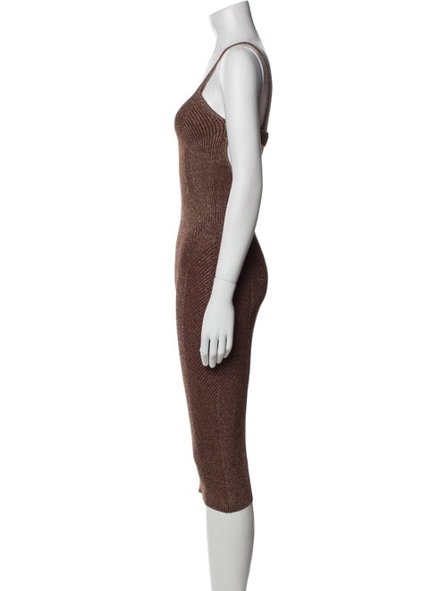 Retrofête Printed Midi Length Dress