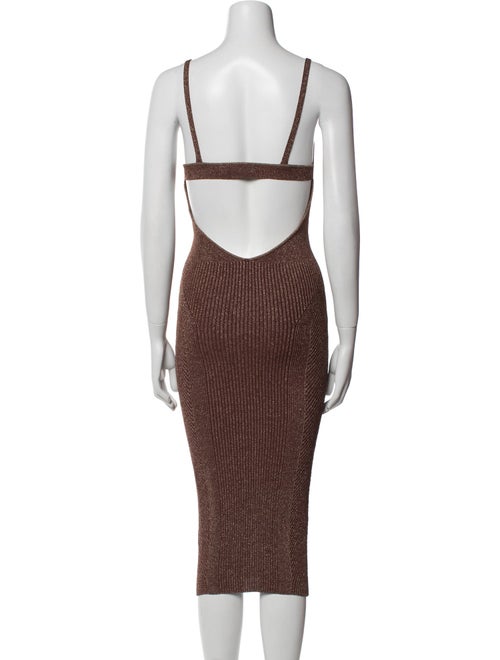 Retrofête Printed Midi Length Dress