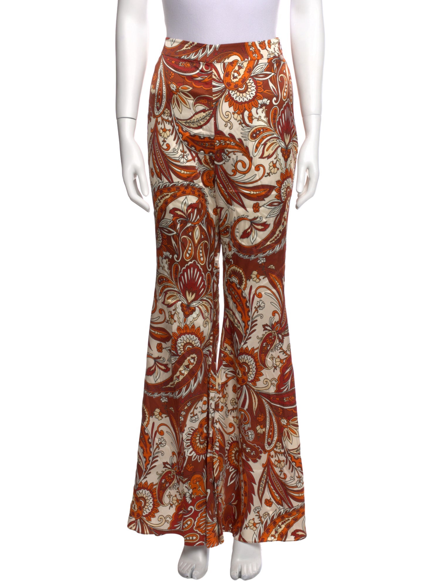 Retrofête Floral Print Wide Leg Pants w/ Tags