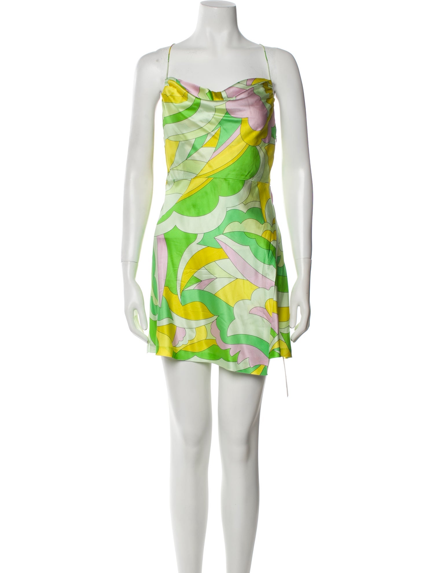 Retrofête Silk Mini Dress