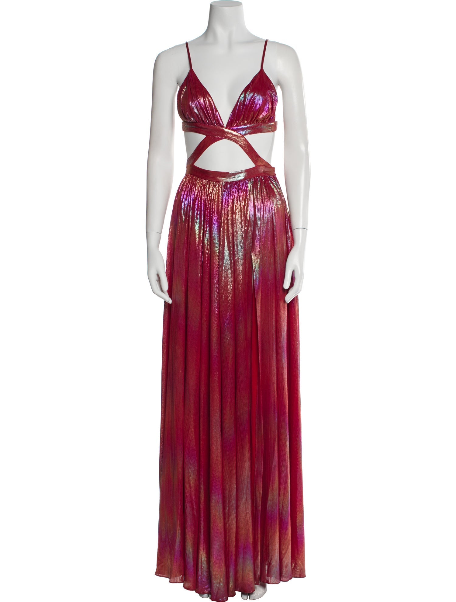 Retrofête V-Neck Long Dress