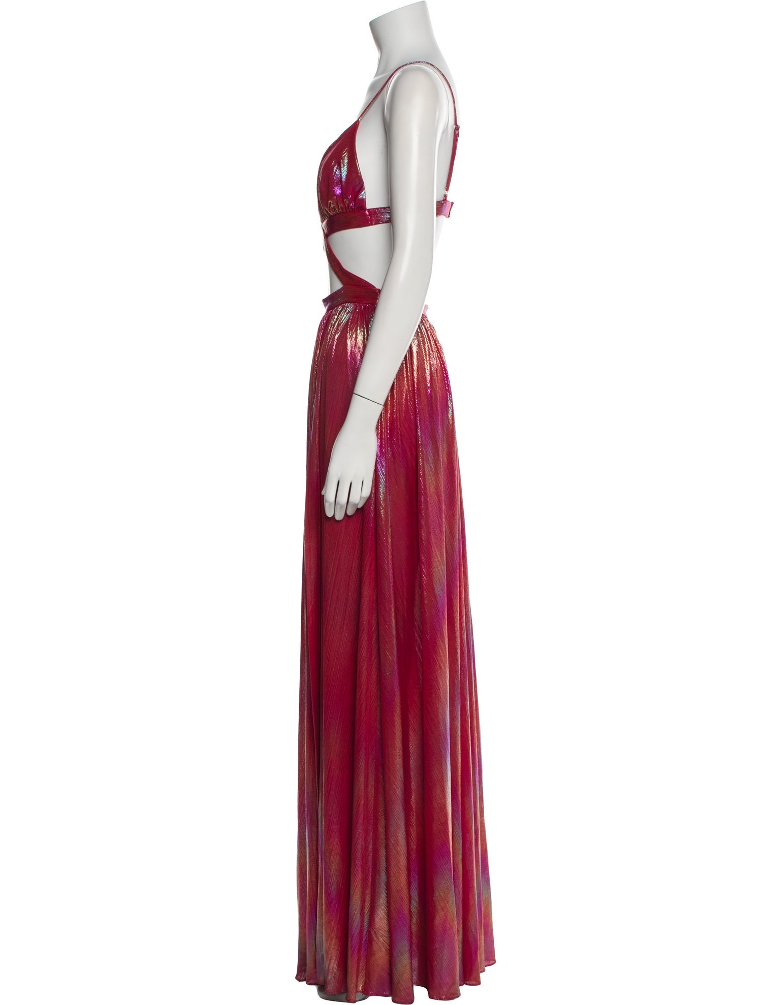Retrofête V-Neck Long Dress