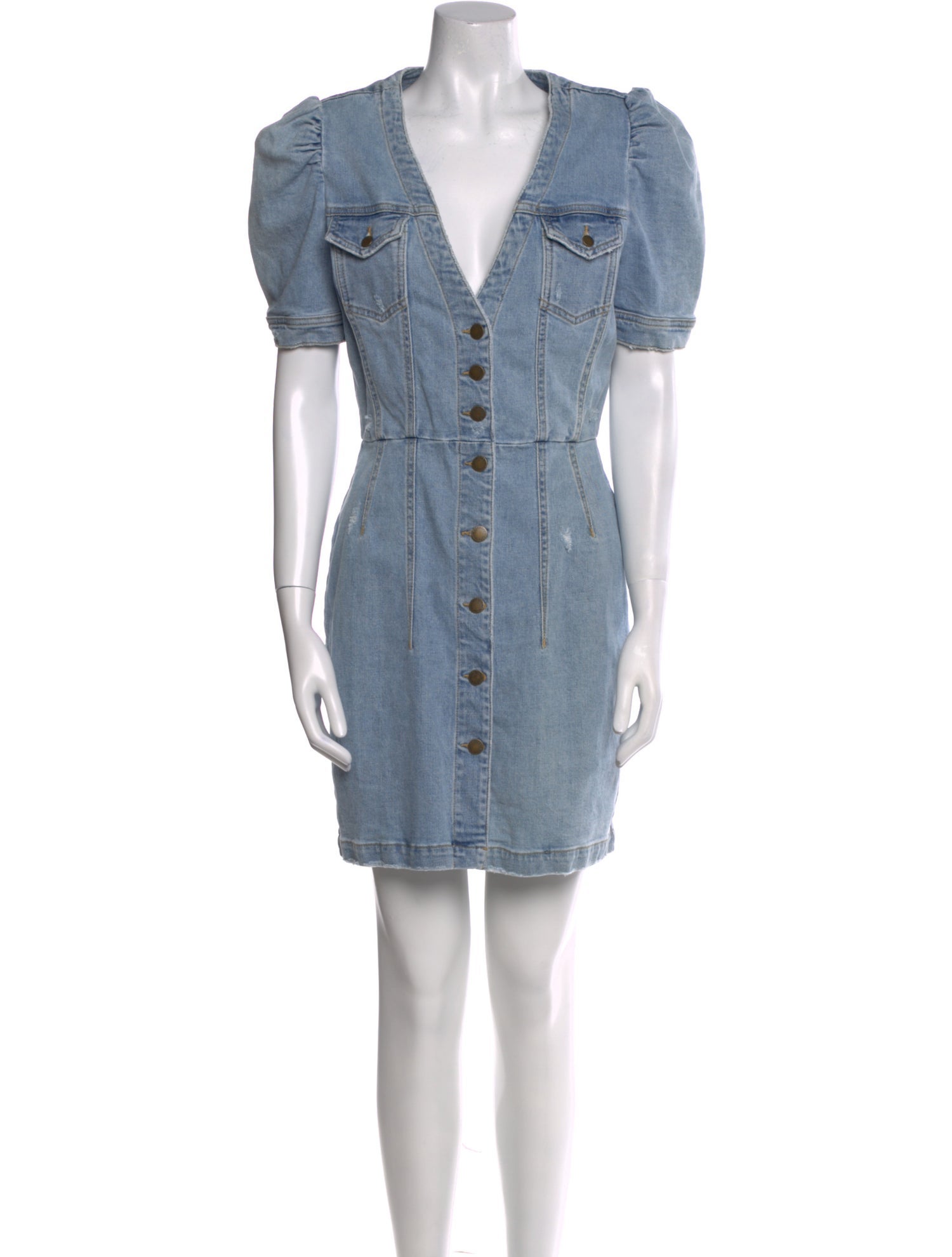 Retrofête V-Neck Mini Dress