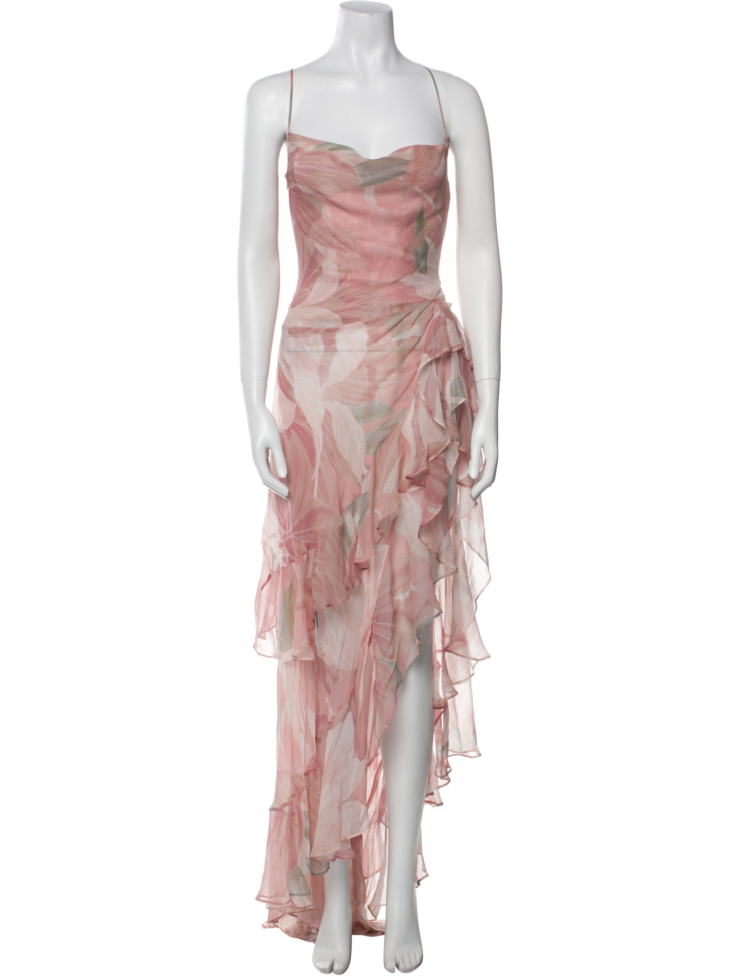 Retrofête Silk Midi Length Dress