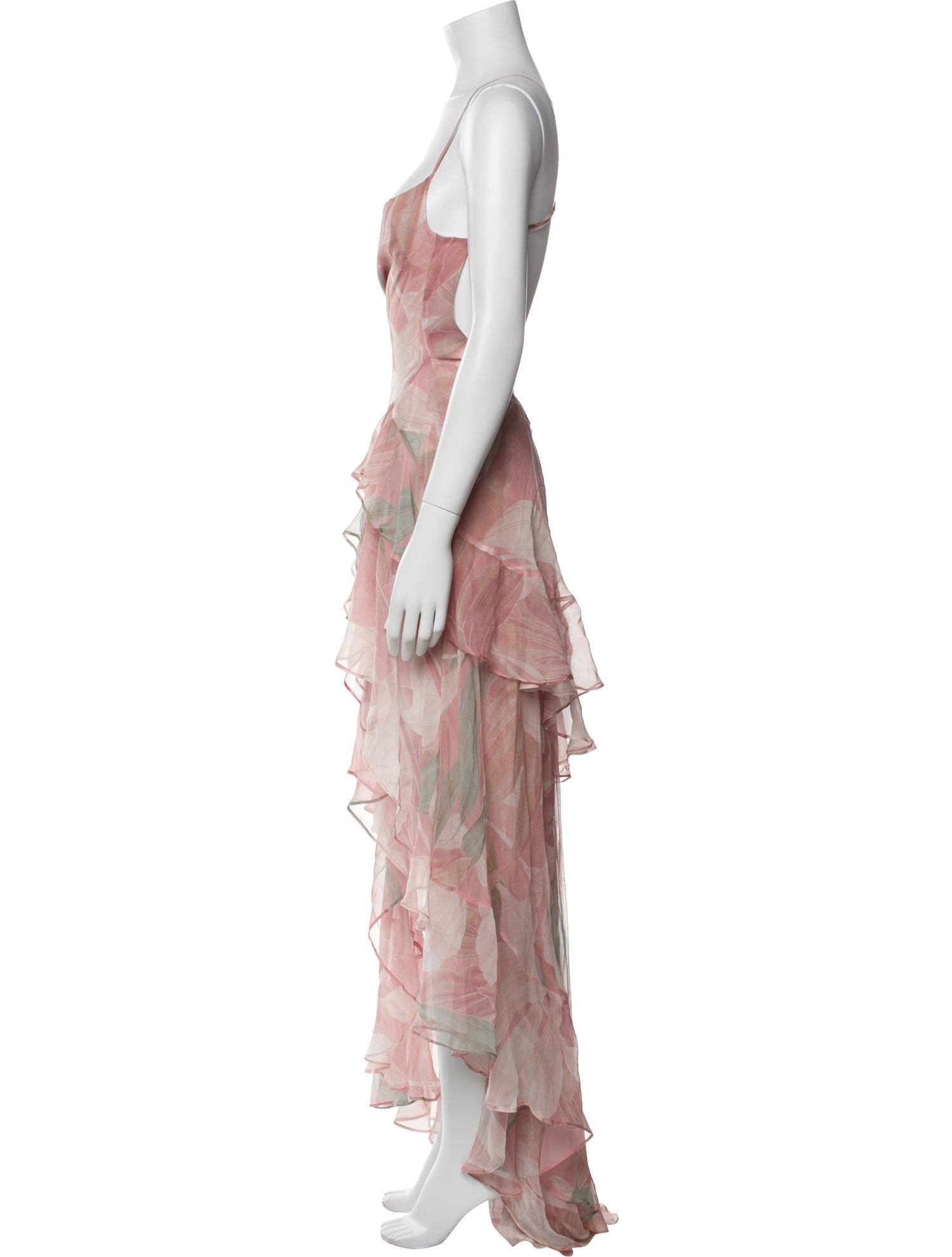 Retrofête Silk Midi Length Dress