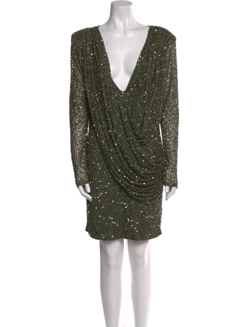 Retrofête V-Neck Mini Dress