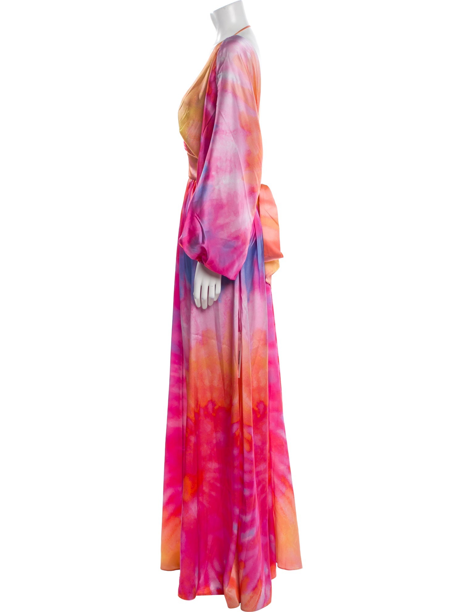 Retrofête Silk Long Dress w/ Tags