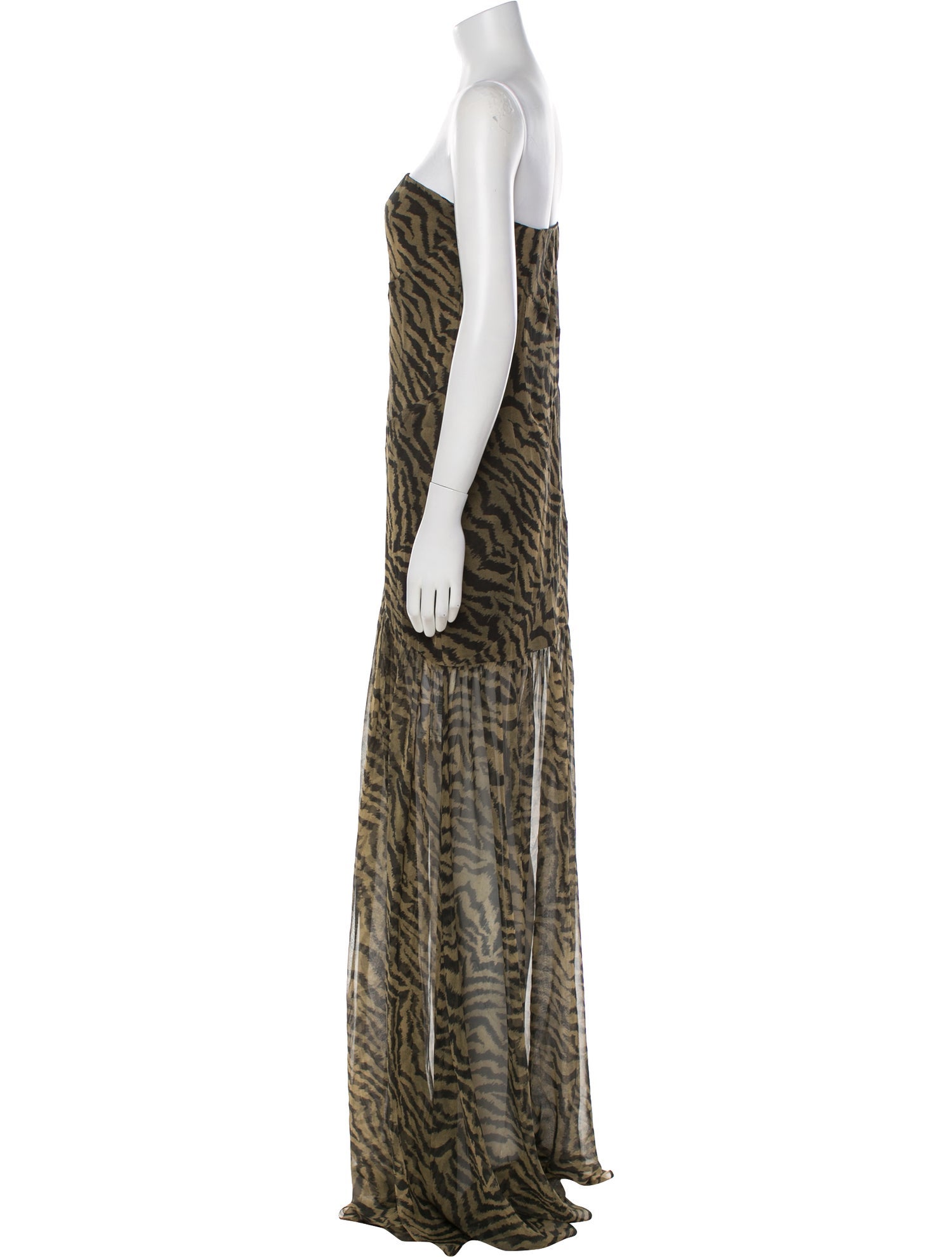 Retrofête Silk Long Dress