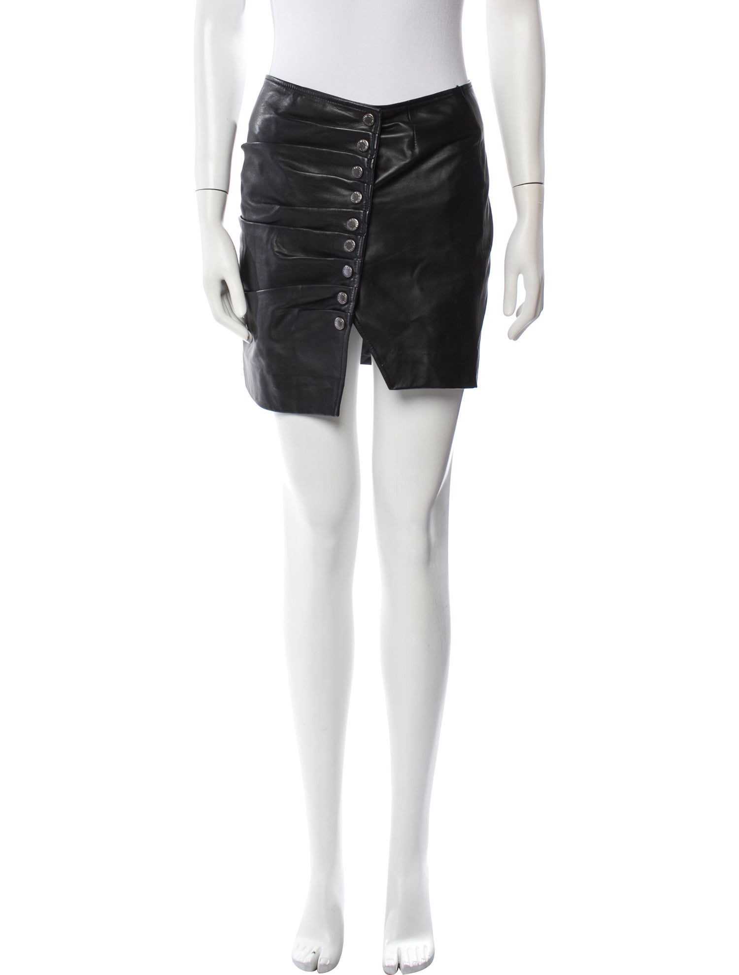 Retrofête Leather Mini Skirt