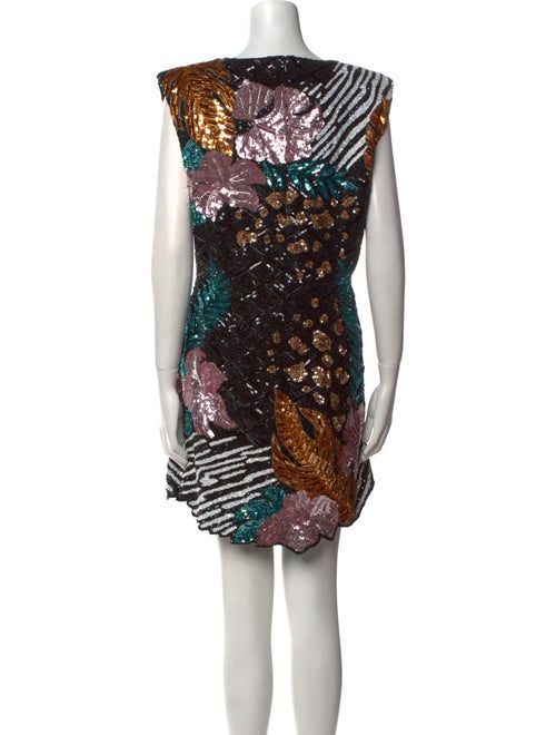 Retrofête Printed Mini Dress