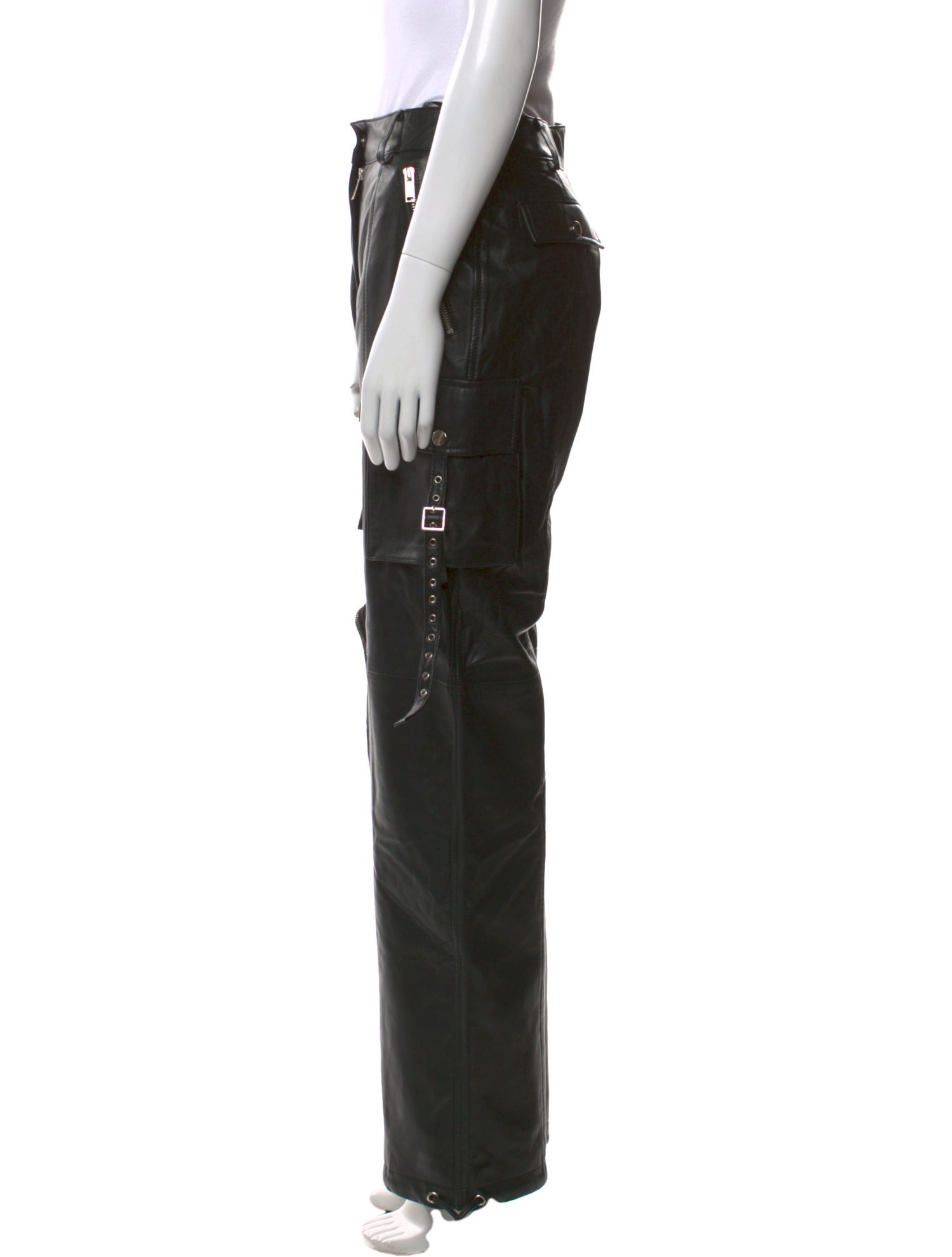 Retrofête Leather Wide Leg Pants w/ Tags