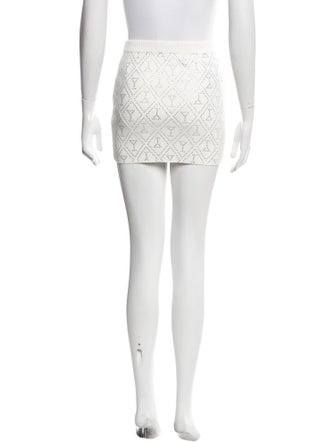 Retrofête Crystal Embellishments Mini Skirt