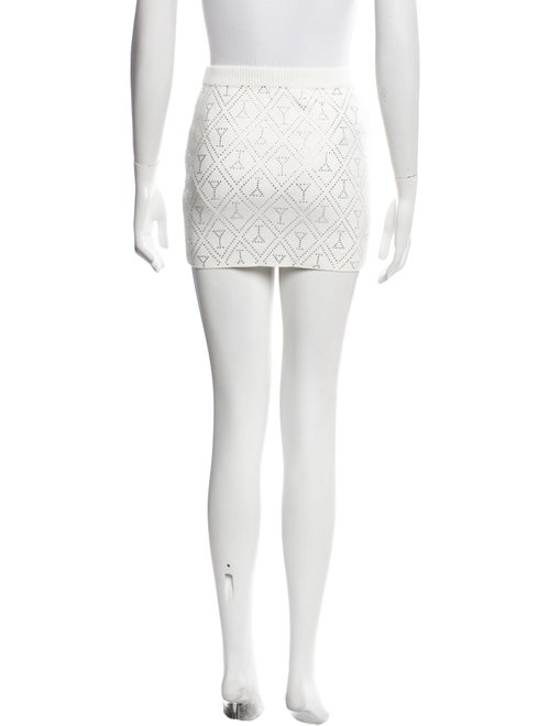 Retrofête Crystal Embellishments Mini Skirt