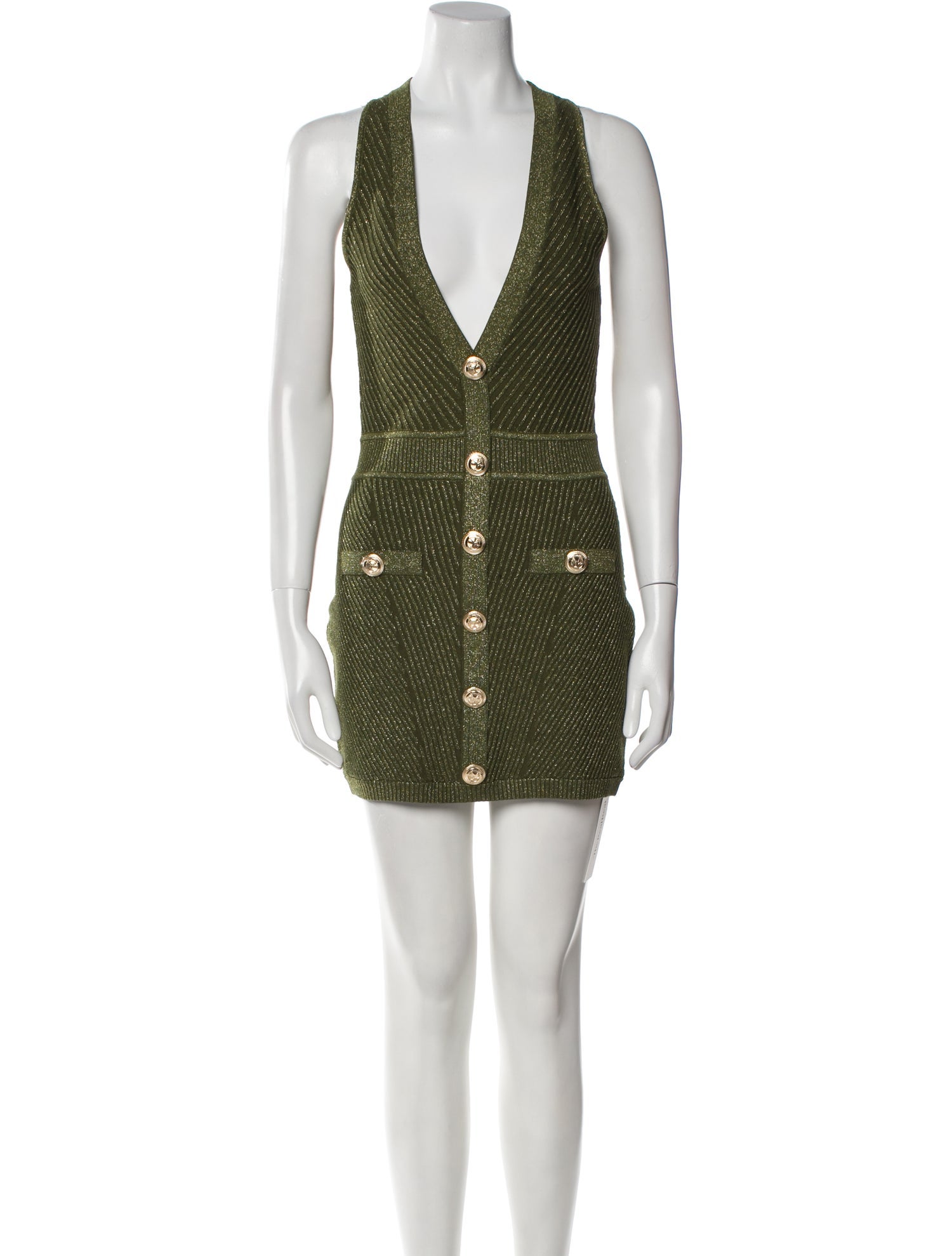 Retrofête V-Neck Mini Dress