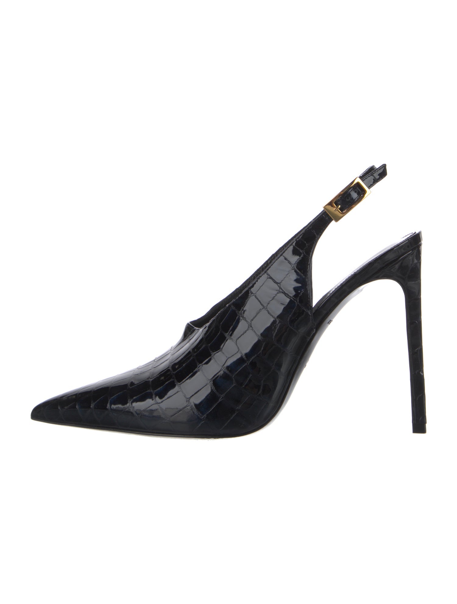 Retrofête Leather Slingback Pumps