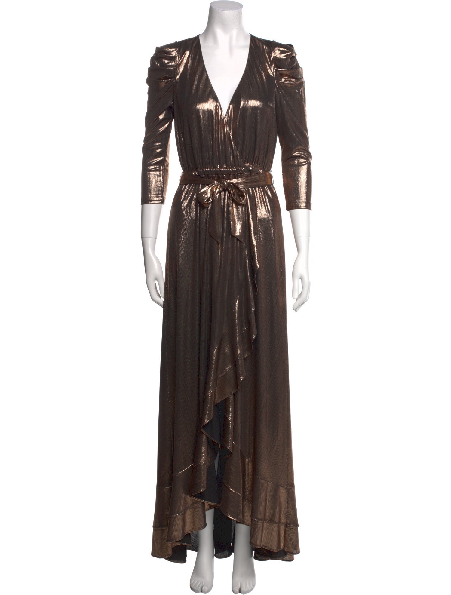 Retrofête V-Neck Long Dress