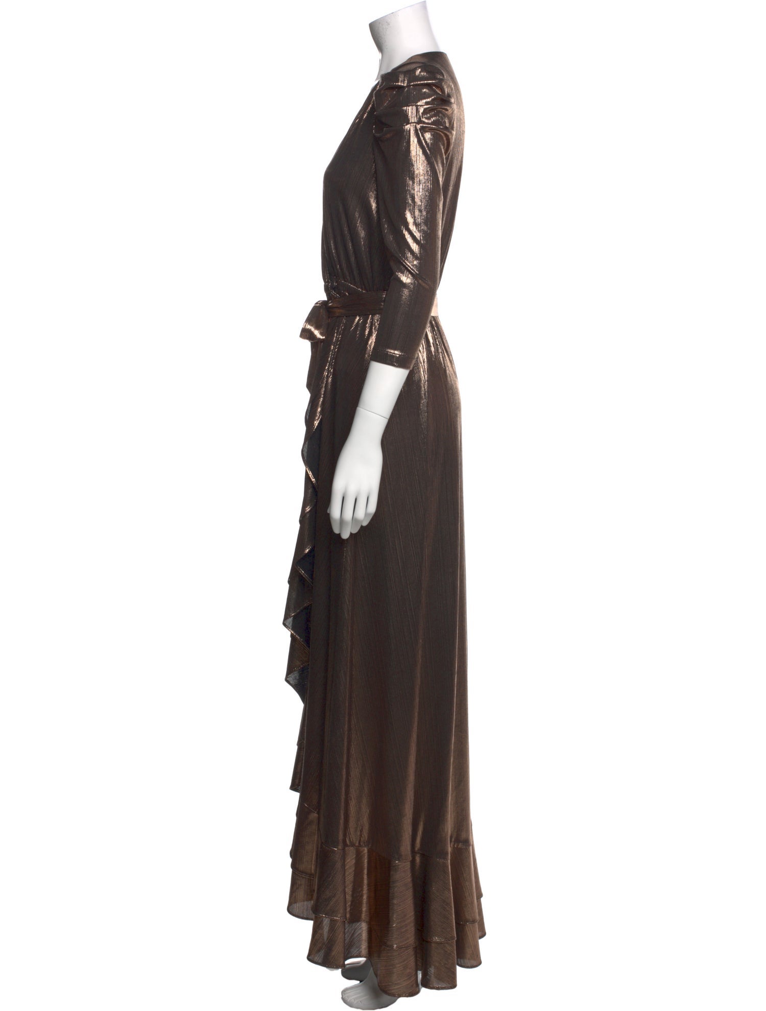 Retrofête V-Neck Long Dress