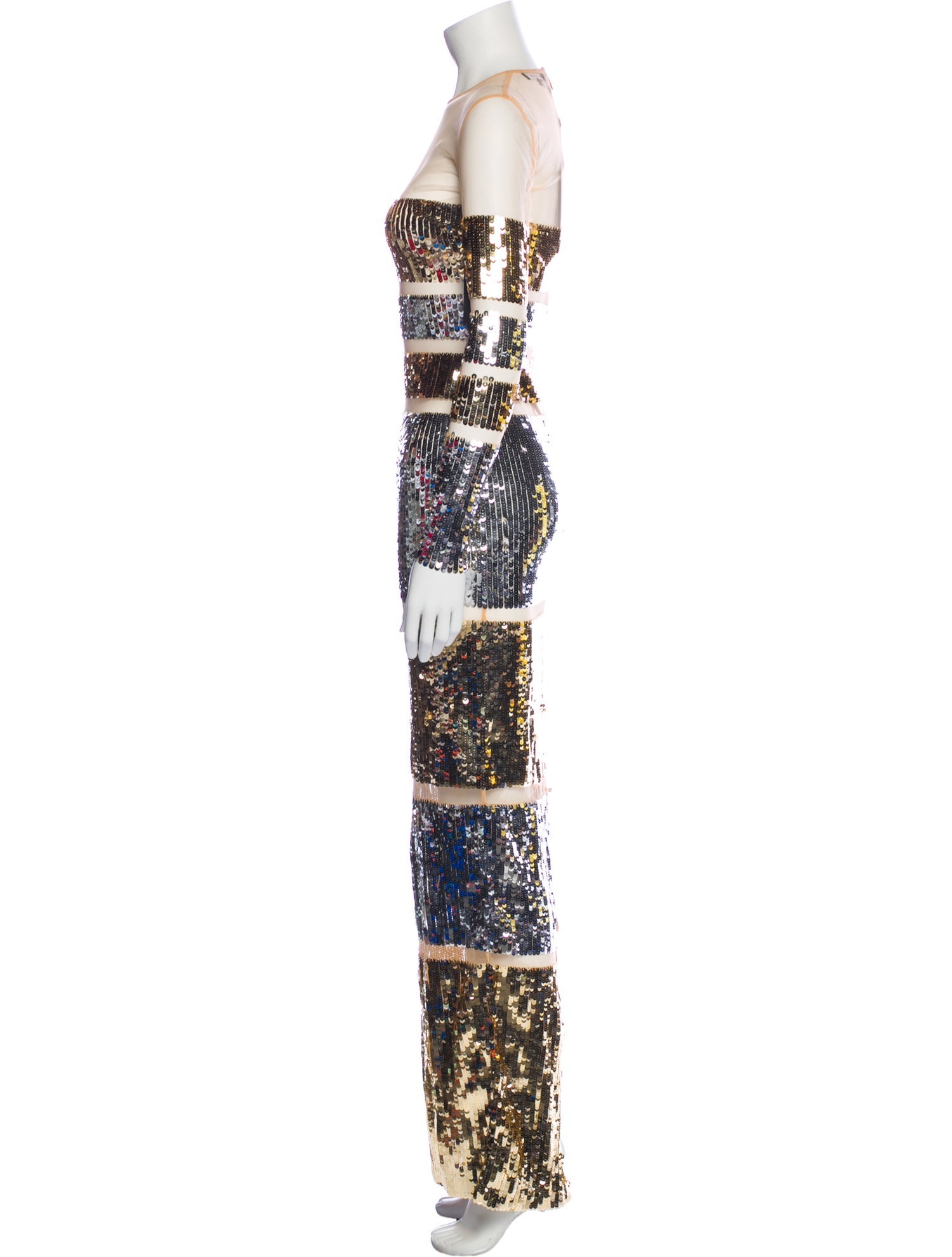 Retrofête Printed Long Dress