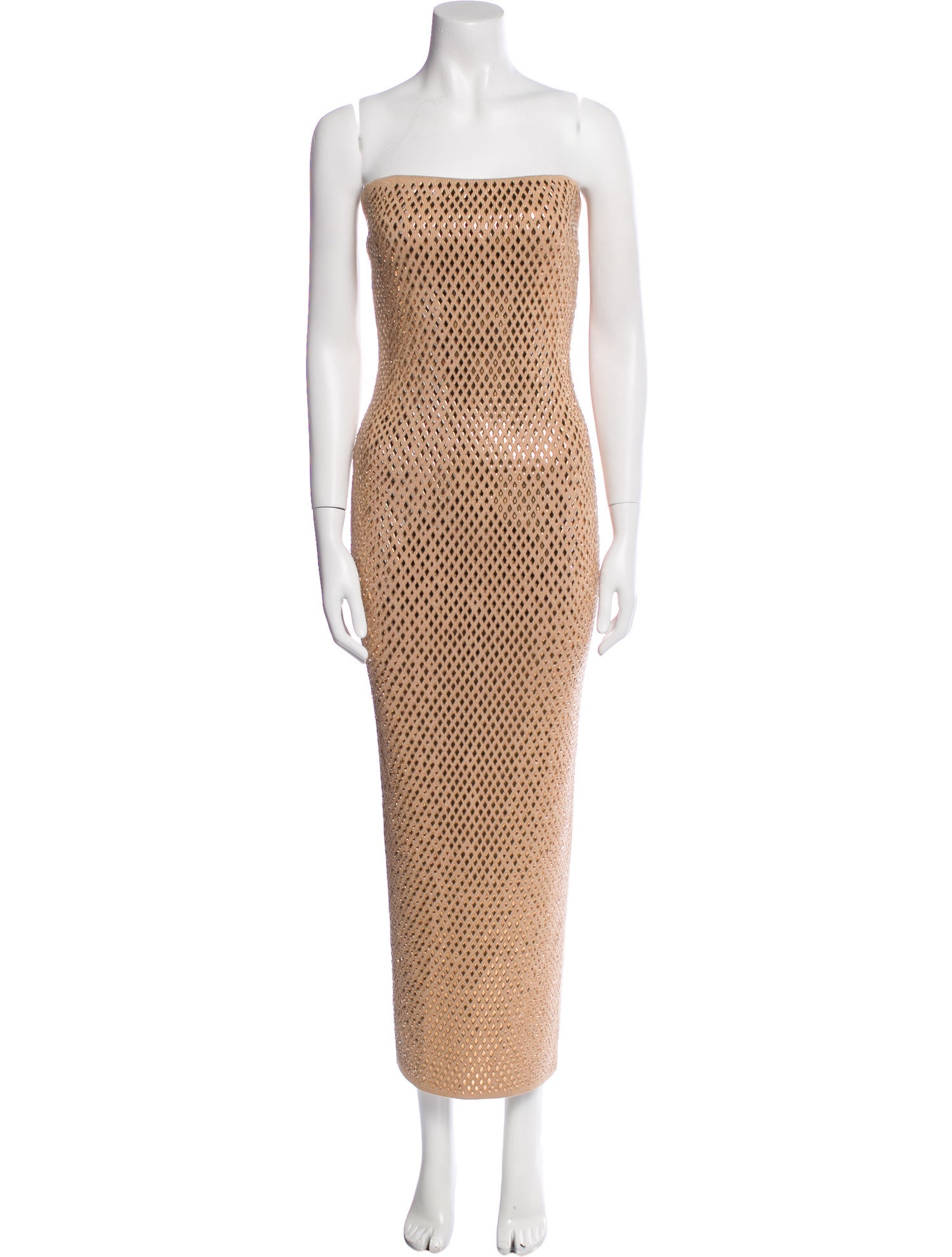 Retrofête Strapless Long Dress