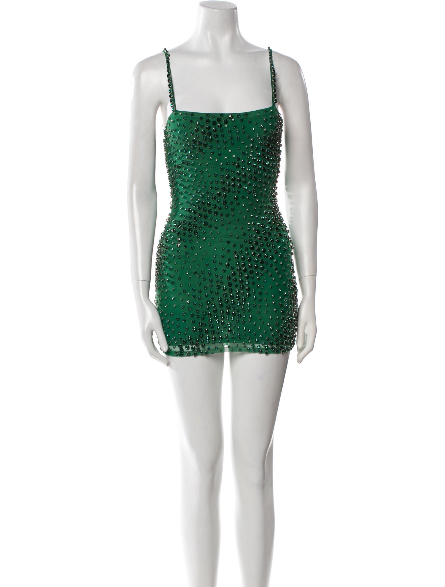 Retrofête Square Neckline Mini Dress