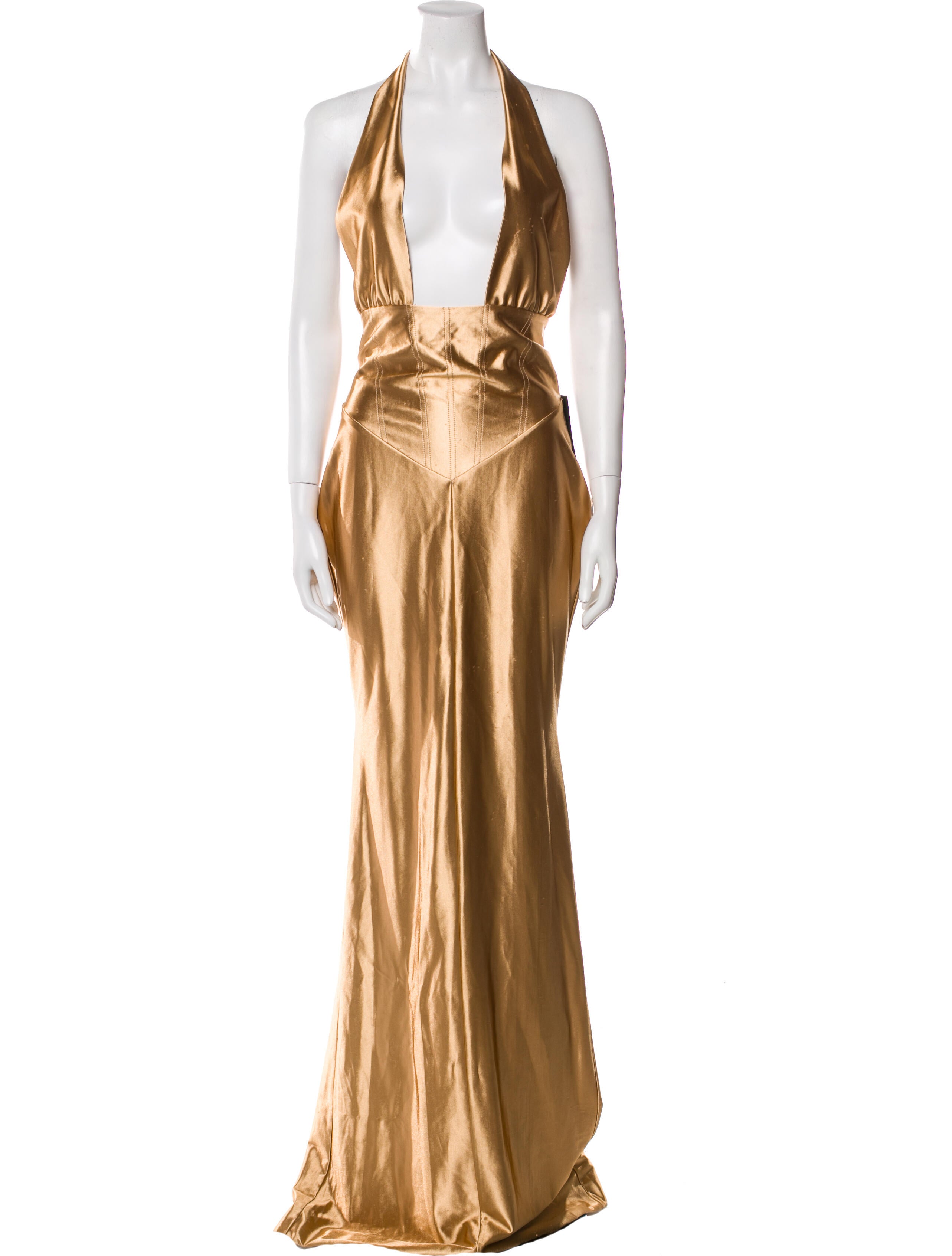 Retrofête Halterneck Long Dress