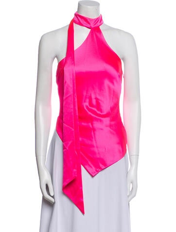 Retrofête Tops Halterneck Sleeveless Top XS