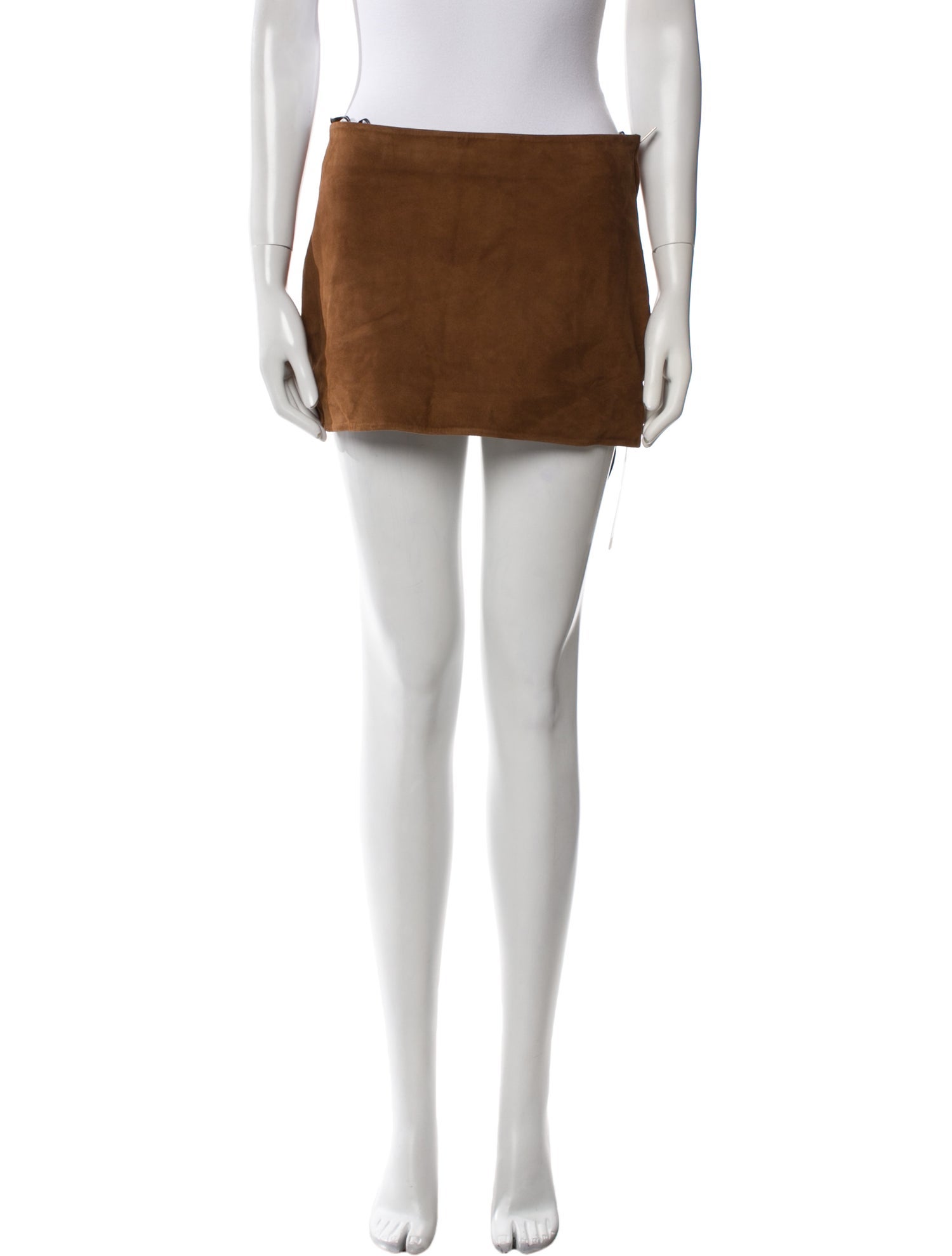 Retrofête Leather Mini Skirt