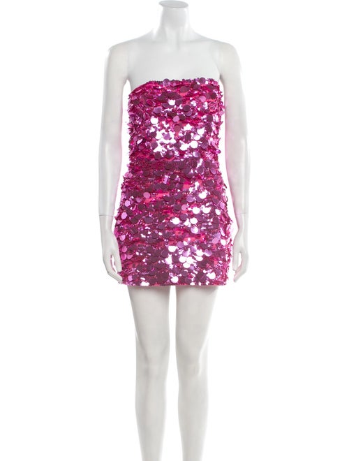 Retrofête Strapless Mini Dress