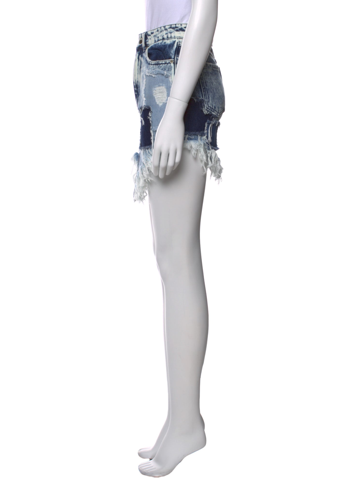 Retrofête Distressed Accents Mini Skirt w/ Tags