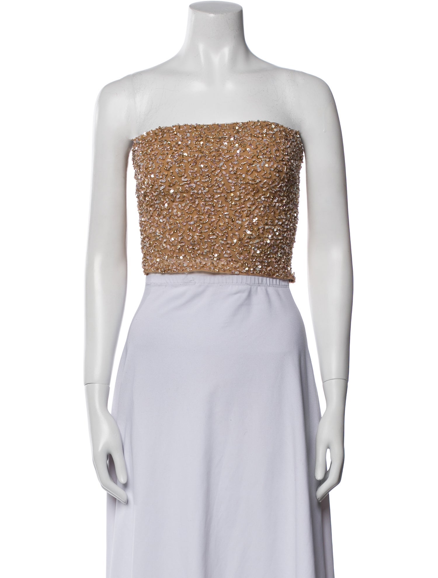 Retrofête Strapless Crop Top