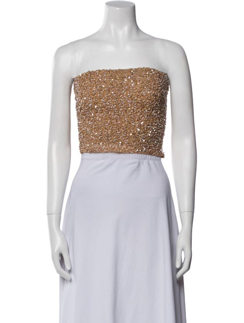 Retrofête Strapless Crop Top