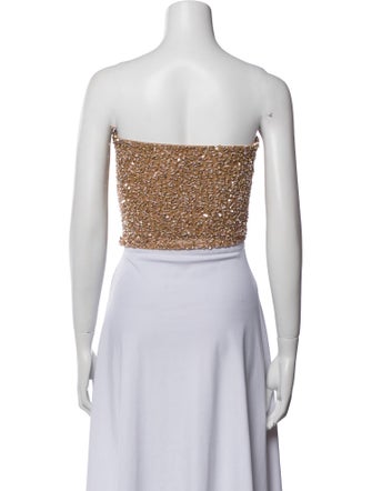 Retrofête Strapless Crop Top