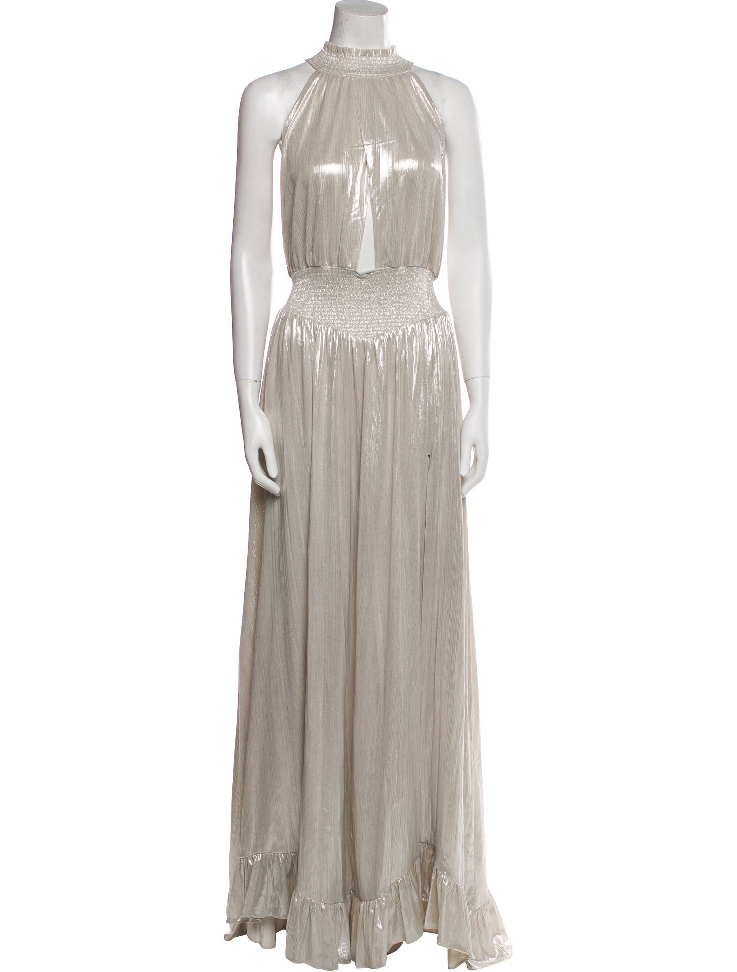 Retrofête Halterneck Long Dress w/ Tags