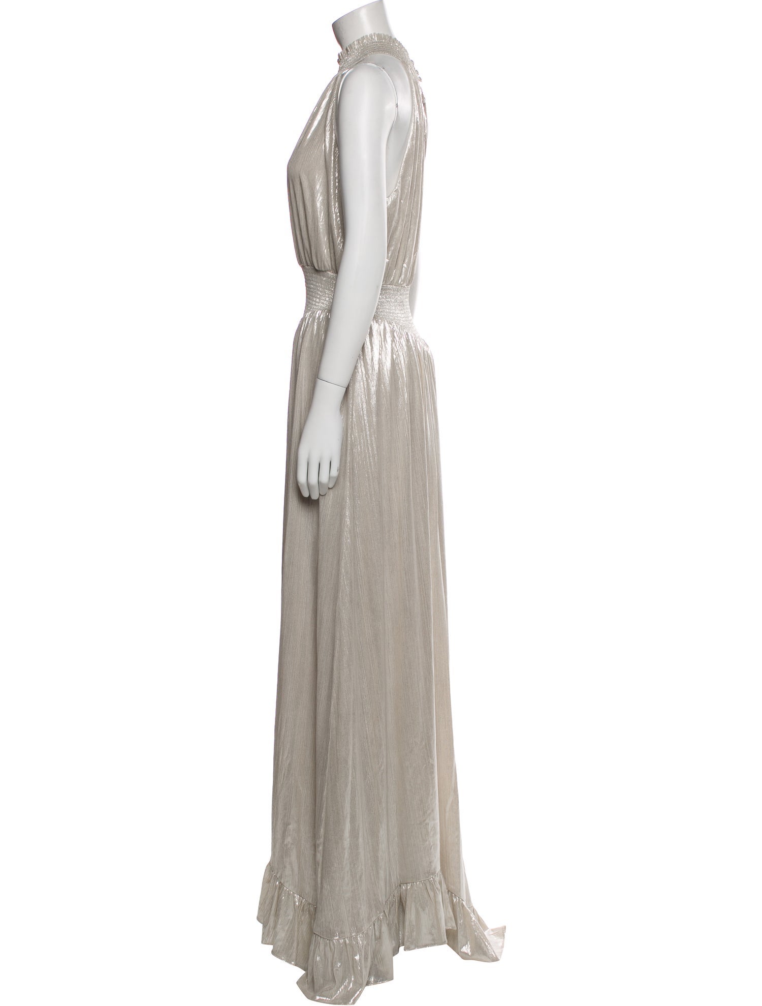 Retrofête Halterneck Long Dress w/ Tags