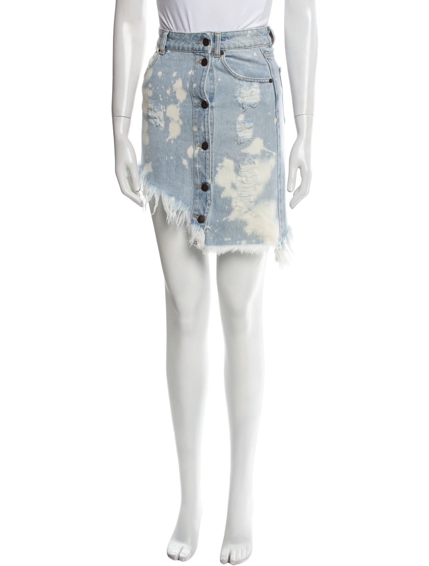 Retrofête Tie-Dye Print Mini Skirt