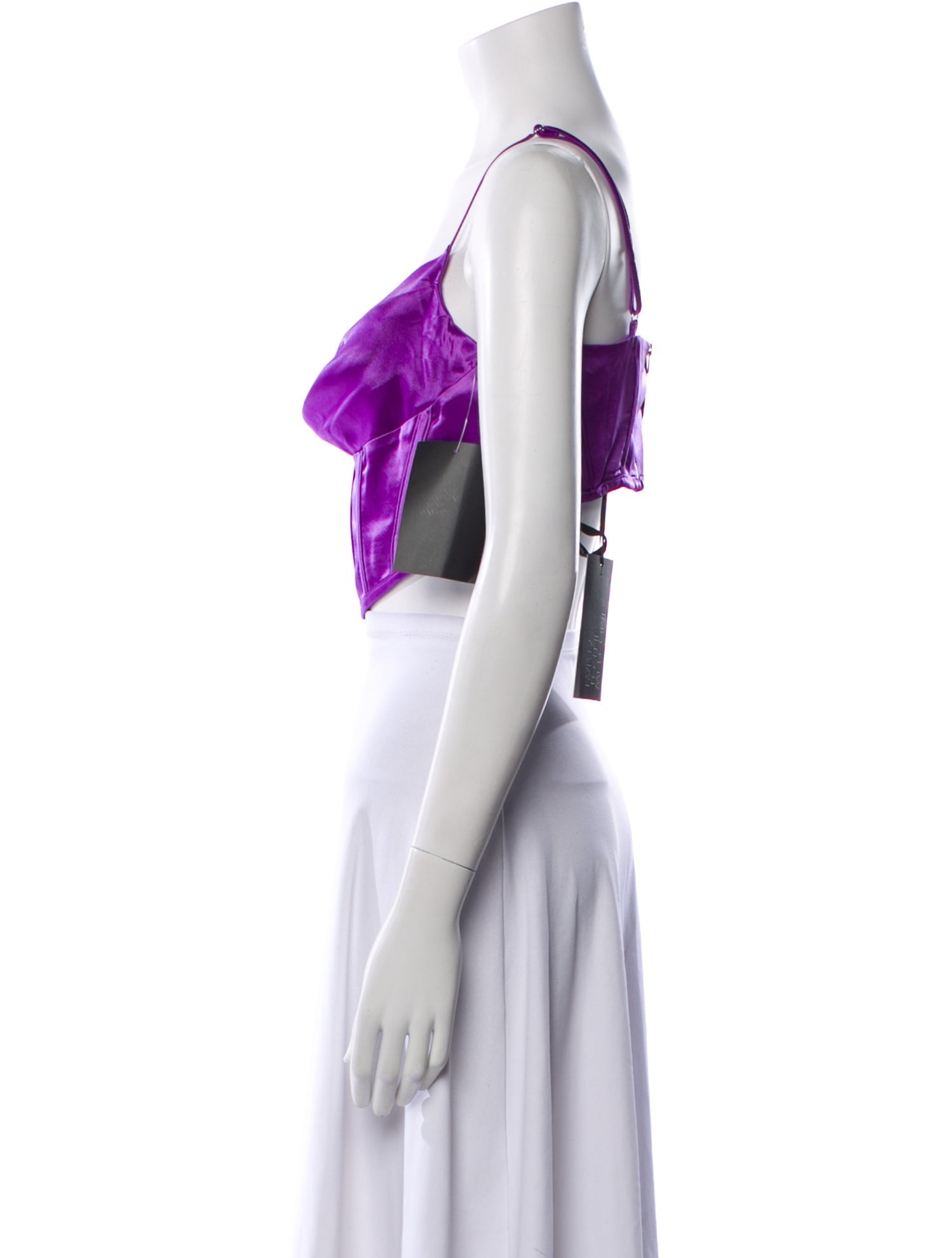 Retrofête Cowl Neck Sleeveless Crop Top