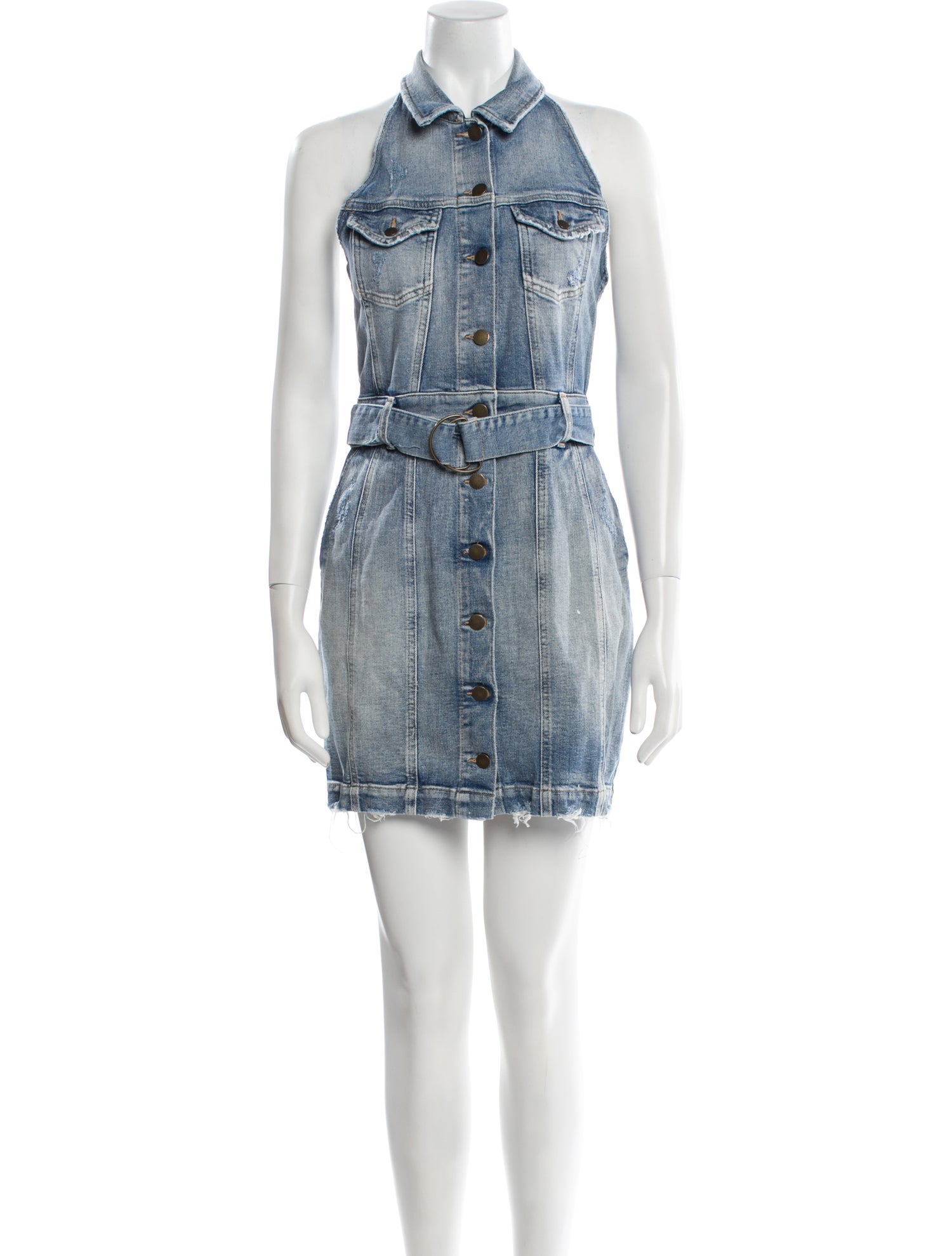 Retrofête Halterneck Mini Dress