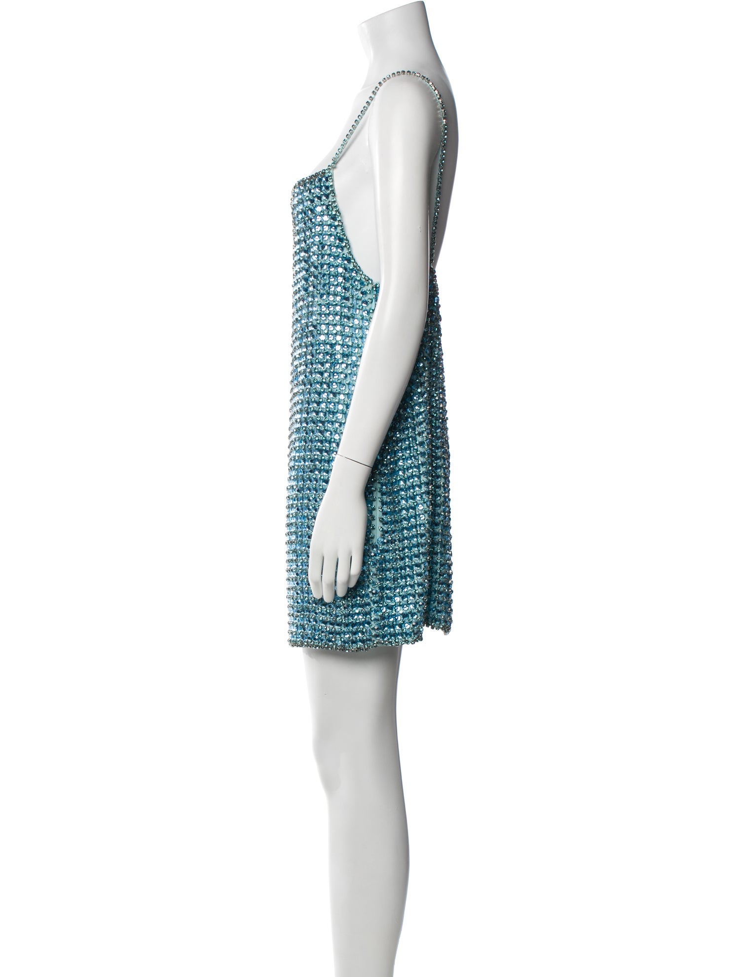 Retrofête Square Neckline Mini Dress