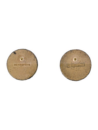 Retrofête Faux Pearl & Velvet Sari Stud Earring