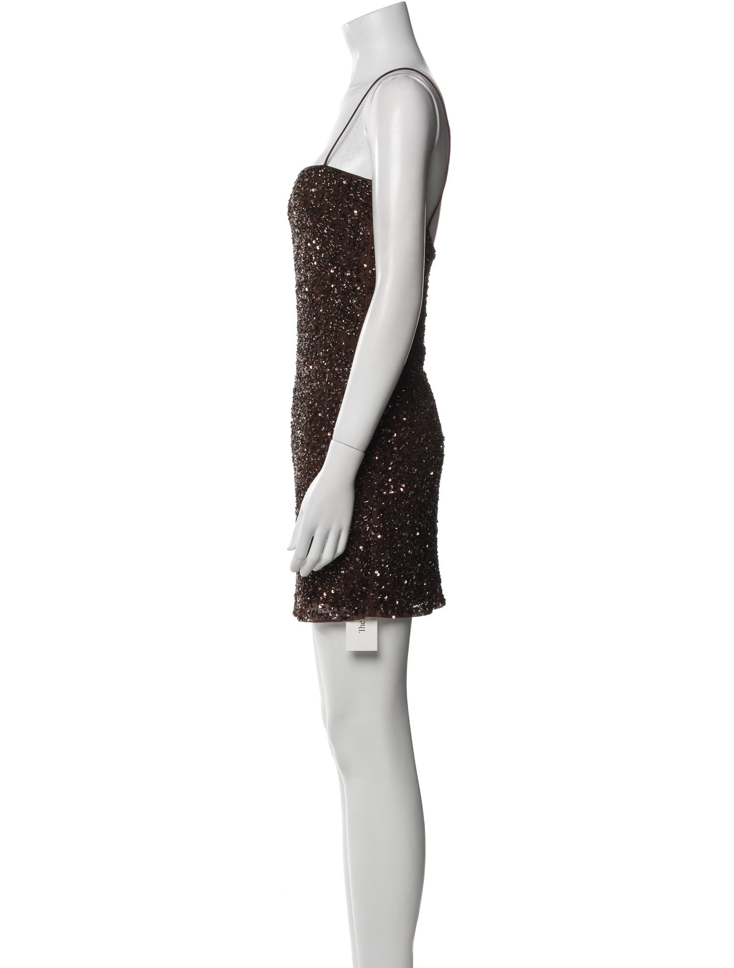 Retrofête Square Neckline Mini Dress