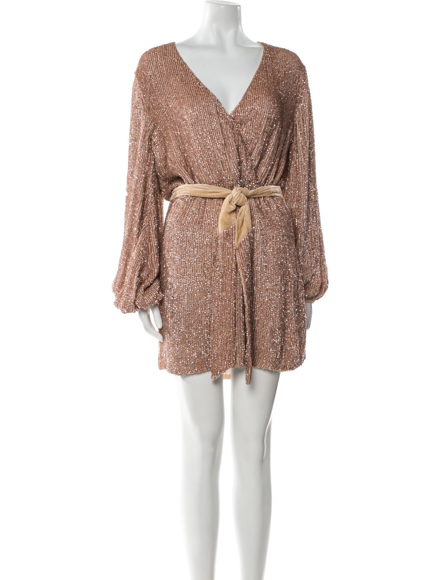 Retrofête V-Neck Mini Dress