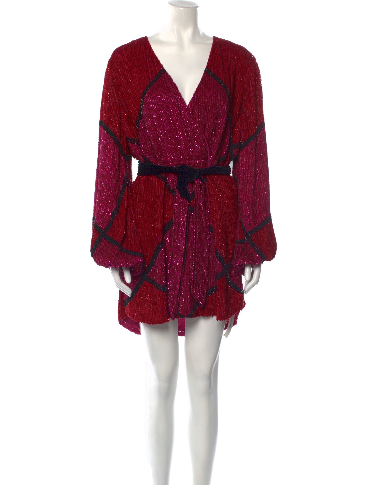 Retrofête Patterned Mini Dress