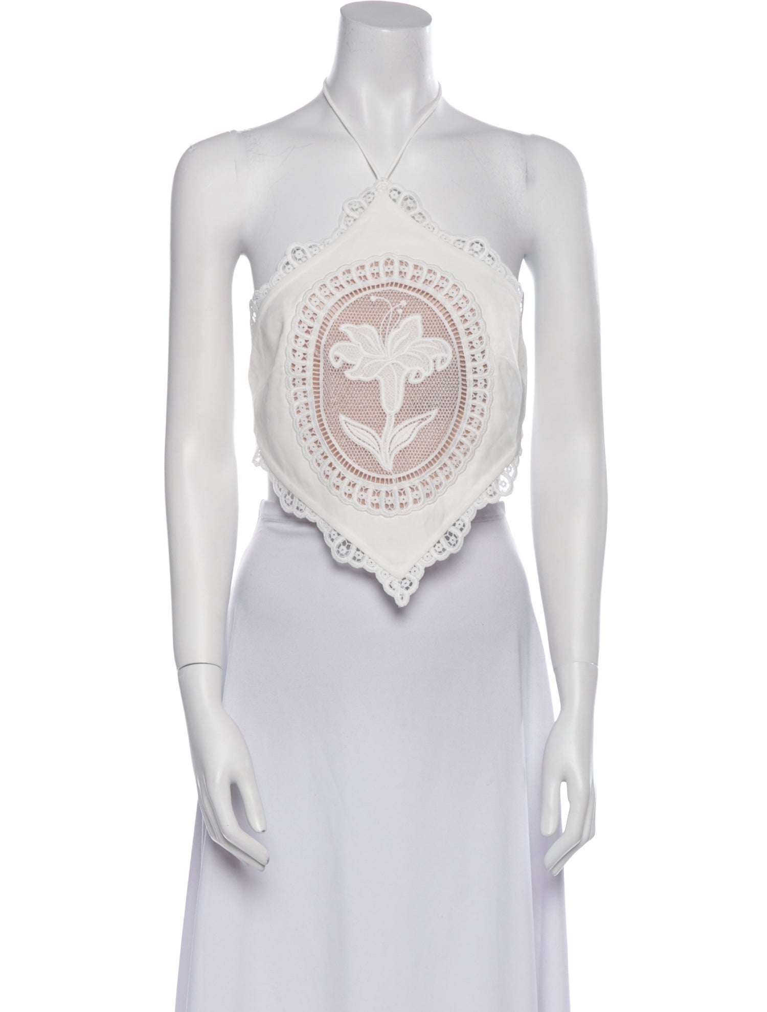 Retrofête Halterneck Sleeveless Crop Top w/ Tags