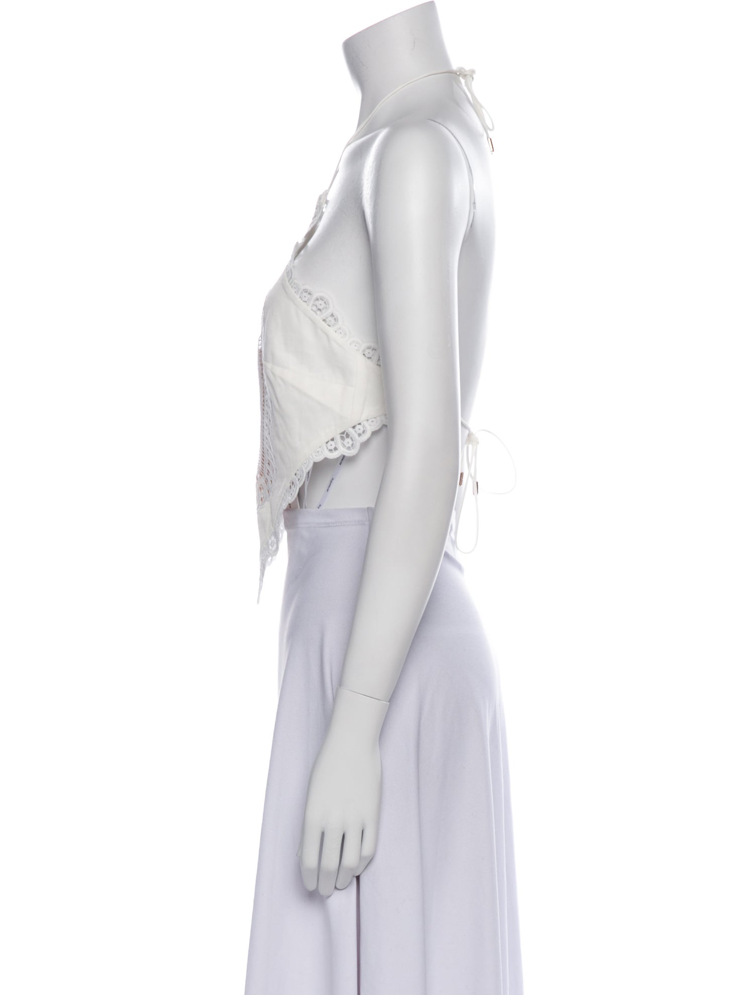 Retrofête Halterneck Sleeveless Crop Top w/ Tags